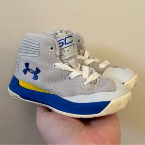 Under Armour Stephen Curry warriors home toddler lace up sneakers